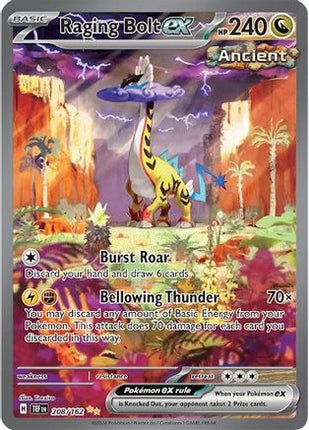 Raging Bolt ex - 208/162 [SV05: Temporal Forces] Holofoil