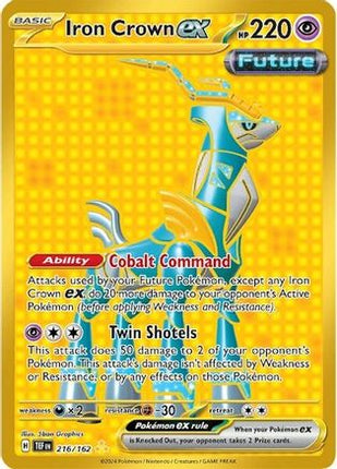 Iron Crown ex - 216/162 [SV05: Temporal Forces] Holofoil