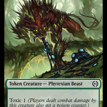 Phyrexian Mite (012) // Phyrexian Beast Double-Sided Token [Phyrexia: All Will Be One Tokens]