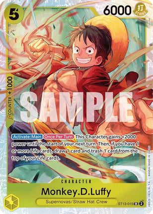 Monkey.D.Luffy (015) (ST13-015) - Ultra Deck: The Three Brothers Foil