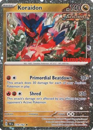 Koraidon (Gamestop Promo) - 119/null [Miscellaneous Cards & Products] Reverse Holofoil