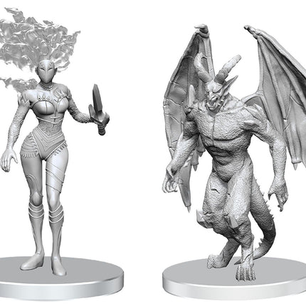 Pathfinder Deep Cuts Miniatures: Gargoyle & Shae