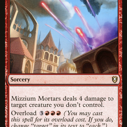 Mizzium Mortars [Commander Legends: Battle for Baldur's Gate]