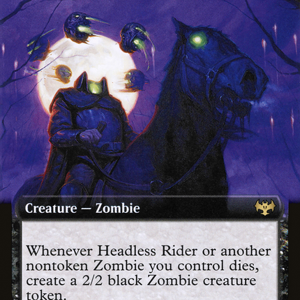 Headless Rider (Extended Art) [Innistrad: Crimson Vow]