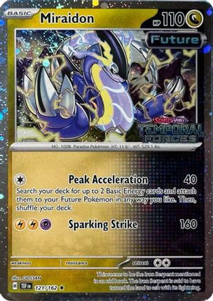 Miraidon - 121/162 (Cosmos Holo) (Best Buy) [Miscellaneous Cards & Products] Holofoil