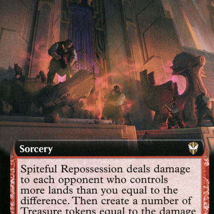 Spiteful Repossession (Extended Art) [New Capenna Commander]