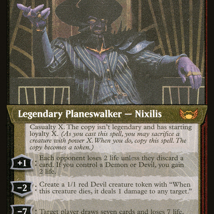 Ob Nixilis, the Adversary (Showcase) [Streets of New Capenna] Etched Foil