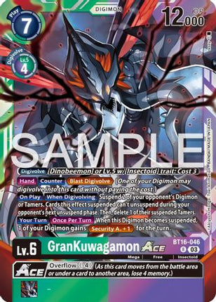 GranKuwagamon Ace [BT16-046] [Beginning Observer] Foil