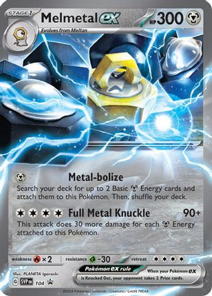 Melmetal ex - 104 - 104/null [SV: Scarlet & Violet Promo Cards] Holofoil