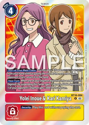 Yolei Inoue & Kari Kamiya [BT16-084] [Beginning Observer] Foil