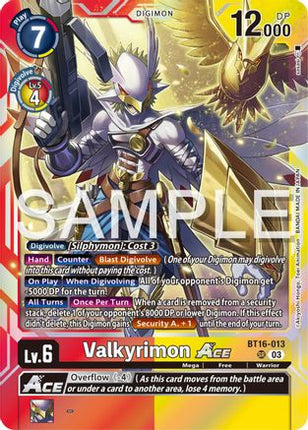 Valkyrimon Ace [BT16-013] [Beginning Observer] Foil