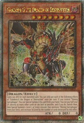 Gandora-G the Dragon of Destruction (Quarter Century Secret Rare)  [LEDE-EN001] 1st Edition