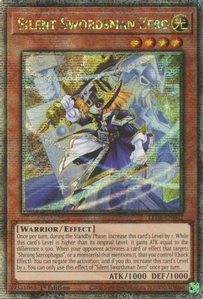 Silent Swordsman Zero  [LEDE-EN002] Quarter Century Secret Rare 1st Edition