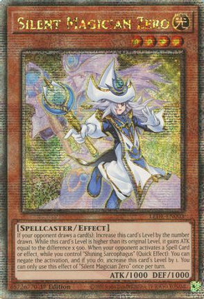 Silent Magician Zero  [LEDE-EN003] Quarter Century Secret Rare 1st Edition