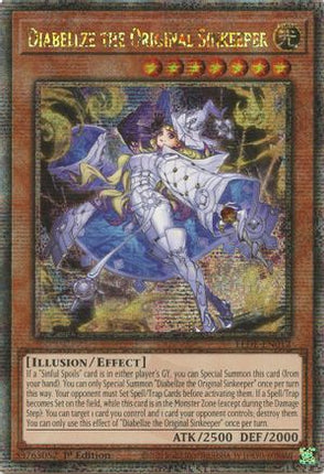 Diabellze the Original Sinkeeper (Quarter Century Secret Rare)  [LEDE-EN012] 1st Edition