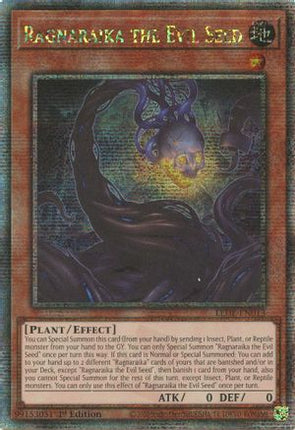 Ragnaraika the Evil Seed (Quarter Century Secret Rare)  [LEDE-EN013] 1st Edition