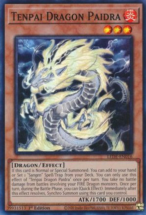 Tenpai Dragon Paidra (Super Rare) [LEDE-EN016] 1st Edition