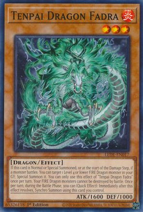 Tenpai Dragon Fadra (Common / Short Print) [LEDE-EN017] 1st Edition