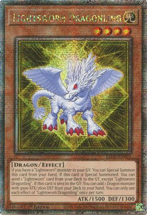 Lightsworn Dragonling (Quarter Century Secret Rare)  [LEDE-EN023] 1st Edition