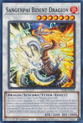 Sangenpai Bident Dragion (Common / Short Print) [LEDE-EN039] 1st Edition