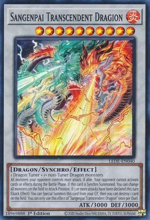 Sangenpai Transcendent Dragion (Super Rare) [LEDE-EN040] 1st Edition