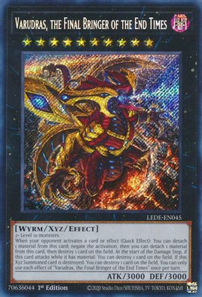 Varudras, the Final Bringer of the End Times (Secret Rare) [LEDE-EN045] 1st Edition