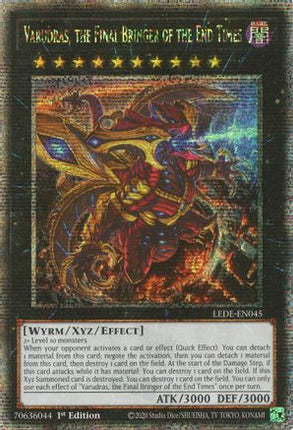 Varudras, the Final Bringer of the End Times (Quarter Century Secret Rare)  [LEDE-EN045] 1st Edition