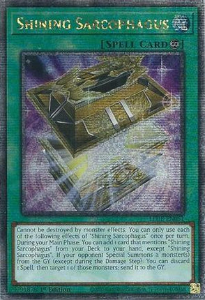 Shining Sarcophagus (Quarter Century Secret Rare)  [LEDE-EN051] 1st Edition