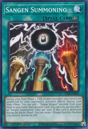 Sangen Summoning[LEDE-EN059] (Common / Short Print) 1st Edition