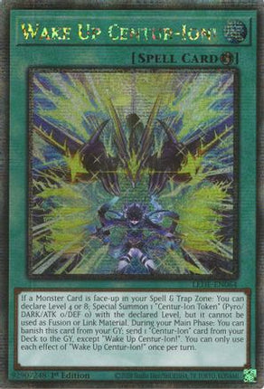 Wake Up Centur-Ion!  [LEDE-EN064] Quarter Century Secret Rare 1st Edition
