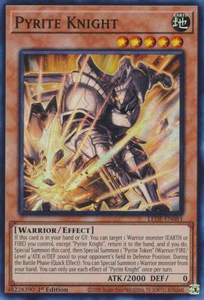 Pyrite Knight (Super Rare) [LEDE-EN081] 1st Edition