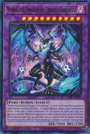 Veidos the Dragon of Endless Darkness (Ultra Rare) [LEDE-EN092] 1st Edition