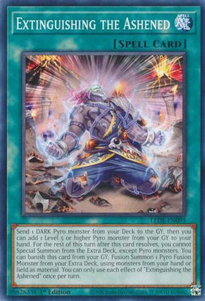 Extinguishing the Ashened (Common / Short Print) [LEDE-EN095] 1st Edition