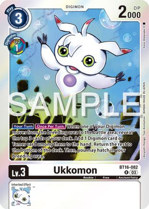 Ukkomon [BT16-082] [Beginning Observer] Foil