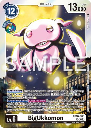 BigUkkomon [BT16-083] [Beginning Observer] Foil