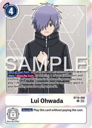 Lui Ohwada [BT16-090] [Beginning Observer] Foil
