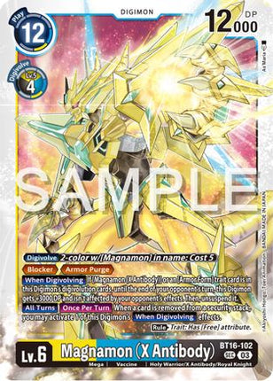 Magnamon (X Antibody) [BT16-102] [Beginning Observer] Foil
