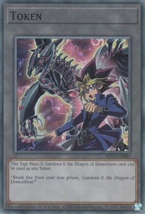Token: Yugi Muto and Gandora-X the Dragon of Demolition (Super Rare) [TKN5-EN001] Unlimited