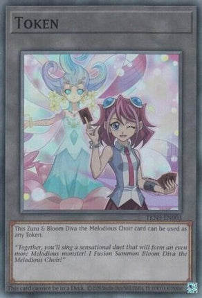 Token: Zuzu and Bloom Diva the Melodious Choir (Super Rare) [TKN5-EN003] Unlimited
