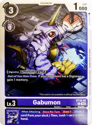 Gabumon (Demo Deck Exclusive) [ST16-03] [Digimon Demo Deck Exclusive Cards]