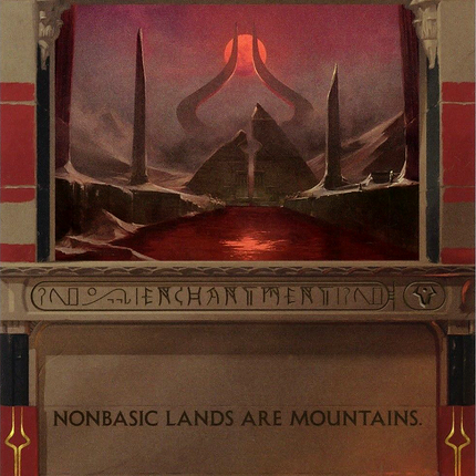 Blood Moon (Borderless) [Amonkhet Invocations] Foil