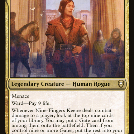 Nine-Fingers Keene [Commander Legends: Battle for Baldur's Gate]