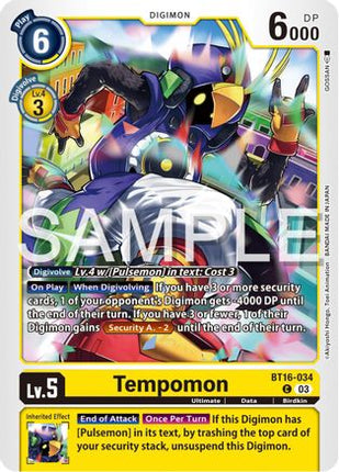 Tempomon [BT16-034] [Beginning Observer]