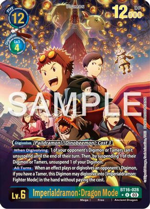 Imperialdramon: Dragon Mode (Alternate Art) [BT16-028] [Beginning Observer] Foil