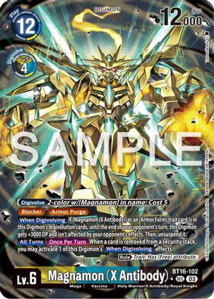 Magnamon (X Antibody) (Alternate Art) [BT16-102] [Beginning Observer] Foil