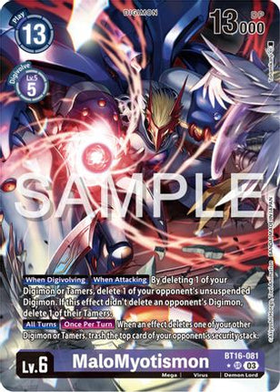 MaloMyotismon (Alternate Art) [BT16-081] [Beginning Observer] Foil