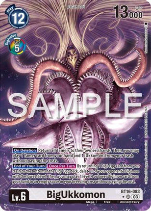 BigUkkomon (Alternate Art) [BT16-083] [Beginning Observer] Foil