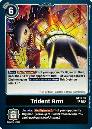 Trident Arm (Demo Deck Exclusive) [ST15-16] [Digimon Demo Deck Exclusive Cards]