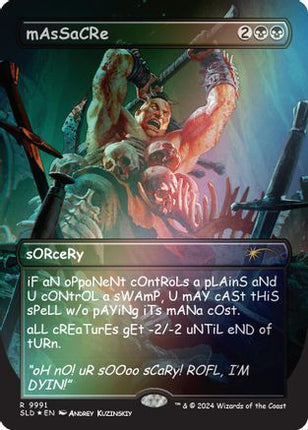 mAsSaCRe (Rainbow Foil) [Secret Lair Drop Series] Foil