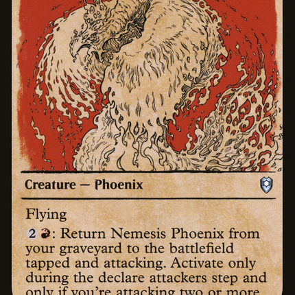 Nemesis Phoenix (Showcase) [Commander Legends: Battle for Baldur's Gate]